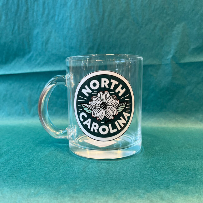 Savannah Bridges NC Dogwood Glass Mug