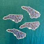Savannah Bridges Oak City Blue + Orange Sticker - Small
