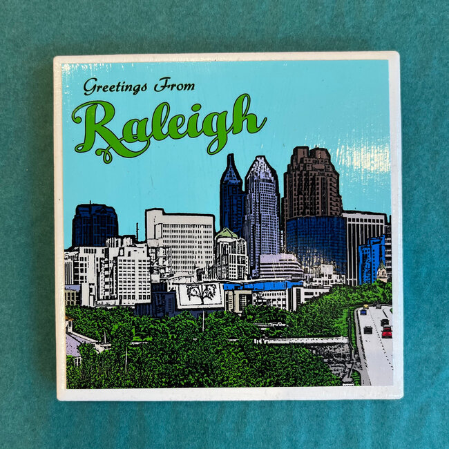 Amy May Pop Art Raleigh Coaster