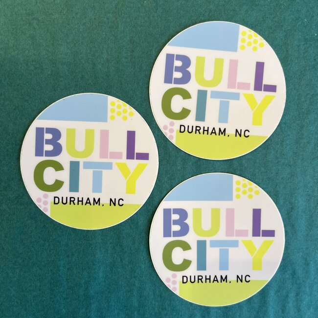 Cori Dymond Designs Bull City Sticker