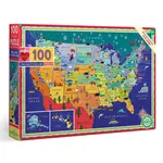 eeboo Puzzle - This Land is Your Land 100 piece