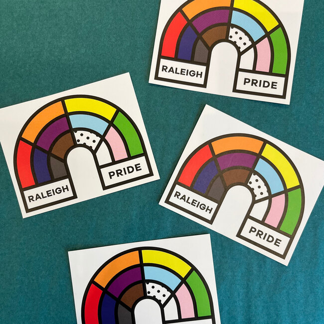 Raleigh Pride Raleigh Pride Logo Sticker