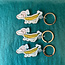 Emily Petrilla Illustrations Banana Dog Keychain
