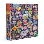 eeboo Puzzle - The Cat & The Yarn 1000 piece