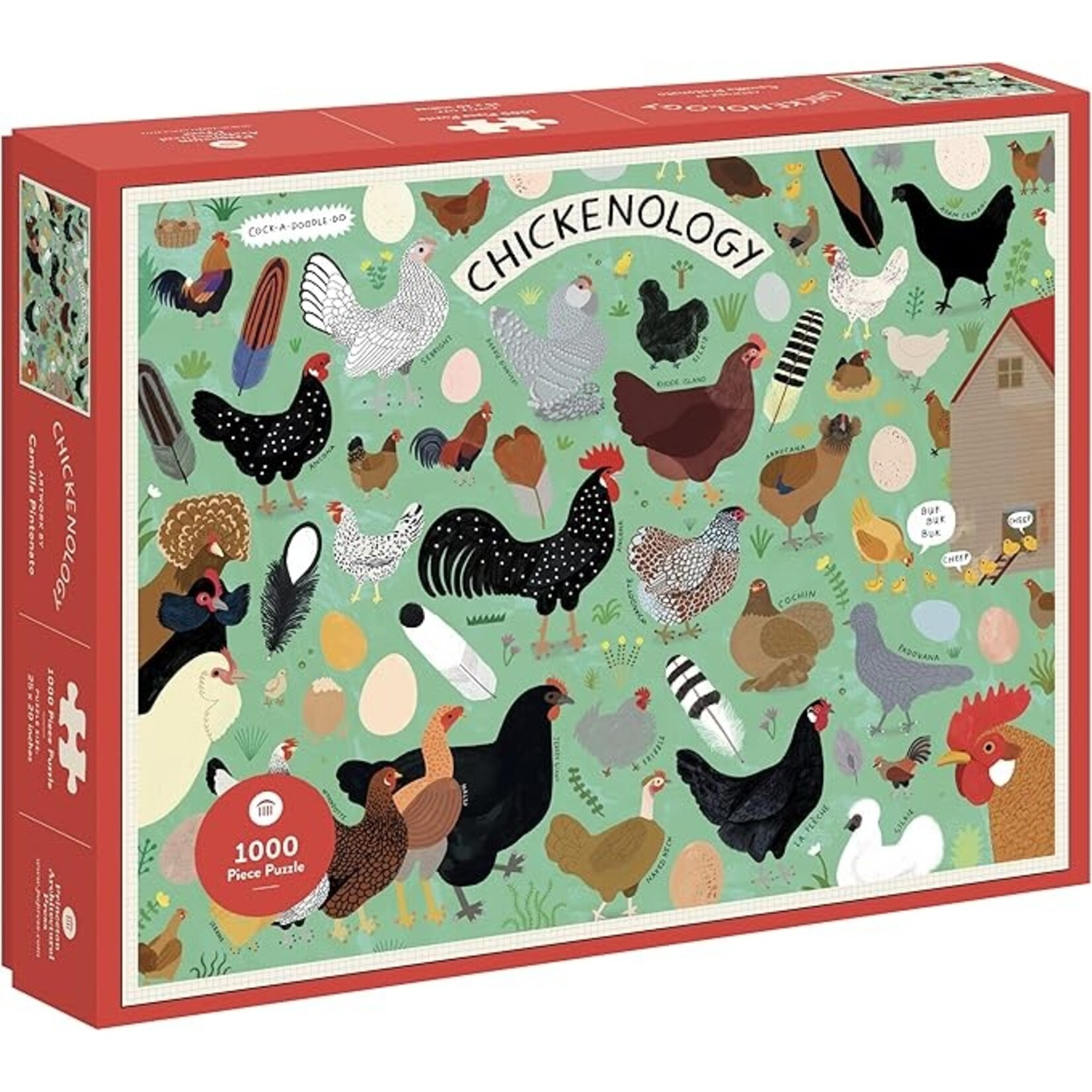 Chronicle Chickenology Puzzle - 1000 Piece