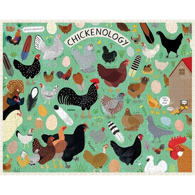 Chronicle Chickenology Puzzle - 1000 Piece