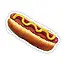 Hot Dog Sticker