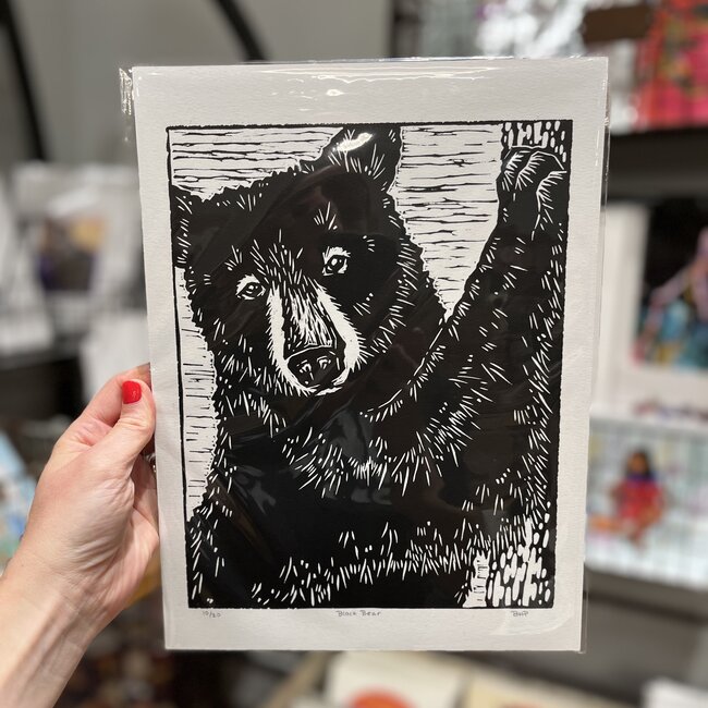 BHP Prints Black Bear Print