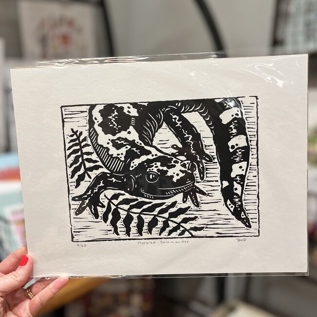 BHP Prints Marbled Salamander Print