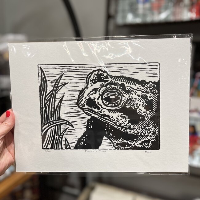 BHP Prints Fowler's Toad Print