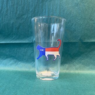 Labrottie Creations NC Cat Pint Glass