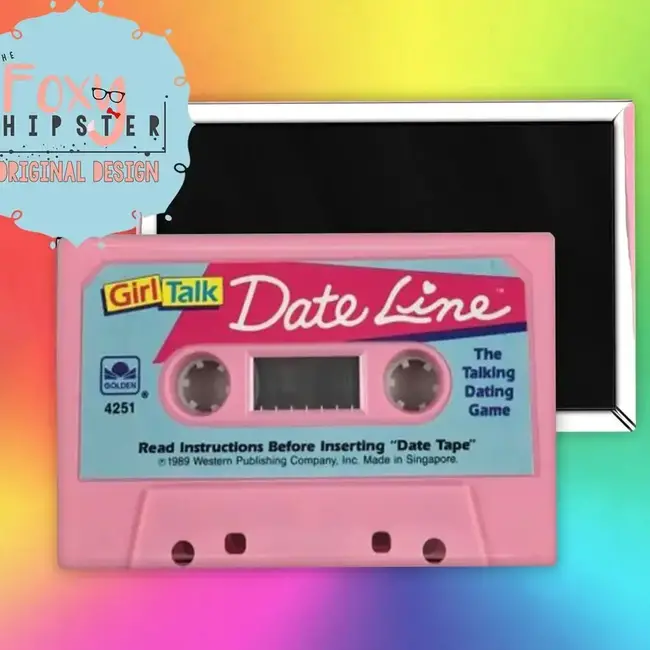 Girl Talk Board Game Magnet