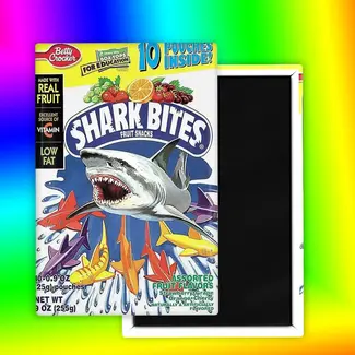Shark Bites Fruit Snacks Magnet