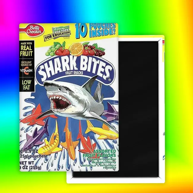 Shark Bites Fruit Snacks Magnet