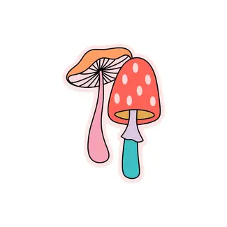 KANDS.CO Mushroom Sticker