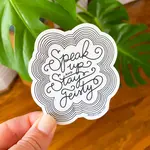 Billie Claire Handmade LLC Speak Up and Stay Feisty Sticker