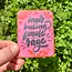 Billie Claire Handmade LLC Inner Boiling Female Rage Sticker