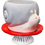Snail & Mushroom Footsie Planter