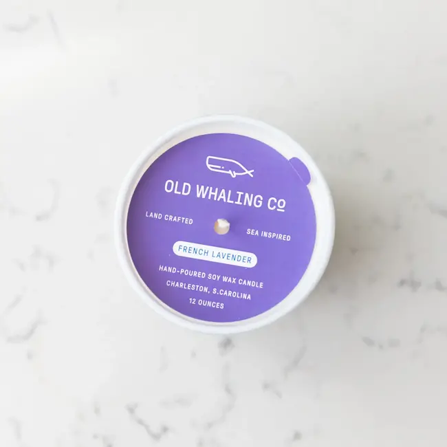Old Whaling Candle  -French Lavender