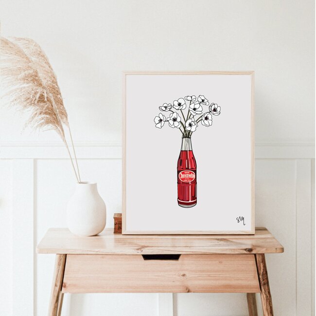 A Lil Too Ironic Print Shop Cheerwine Print - 5x7