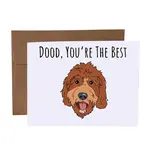 SKP ink Dood You're The Best Golden Doodle Card
