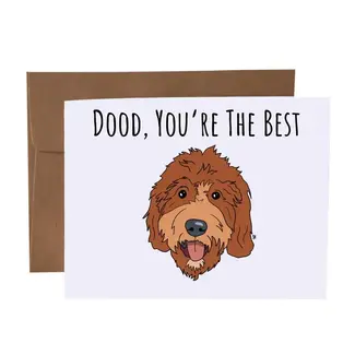 SKP ink Dood You're The Best Golden Doodle Card