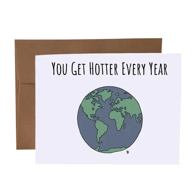 SKP ink You Get Hotter Every Year Earth Card