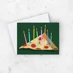 Pizza Birthday Card