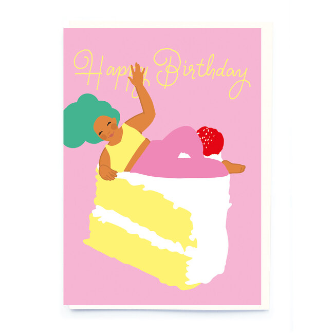 Slice of Cake Birthday Card