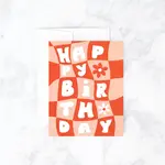 Checky Birthday Card