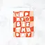 Checky Birthday Card