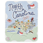 North Carolina Cotton Baby Blanket
