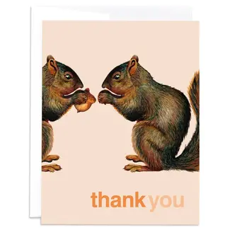 Squirrel Thank You Card