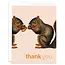 J6R6 Squirrel Thank You Card