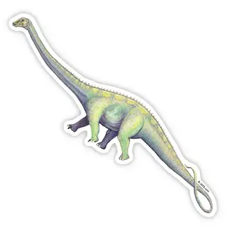 J6R6 Diplodocus Sticker