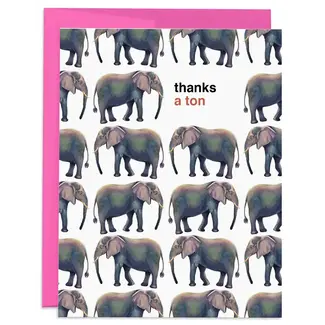 J6R6 Elephant Thank You Card J6R6 Elephant Thank You Card