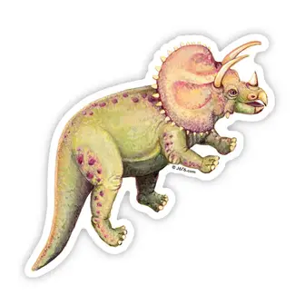 J6R6 Triceratops Sticker
