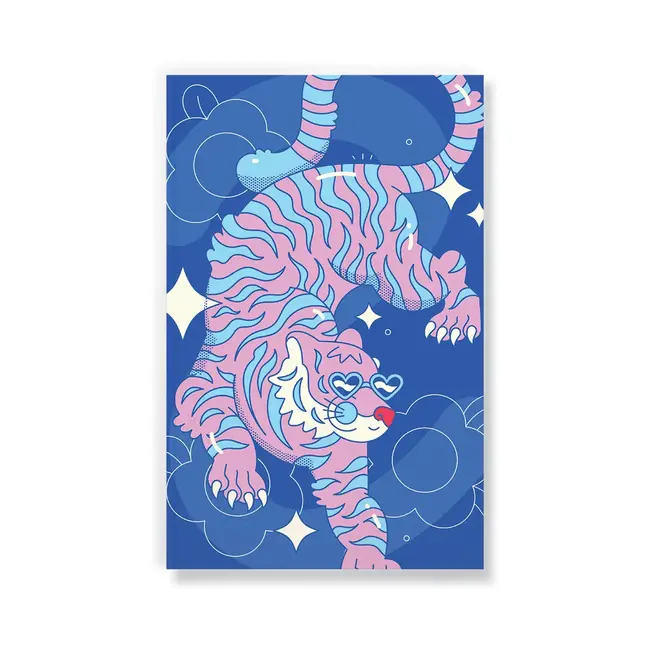 Classic Layflat Notebook - Pink Tiger