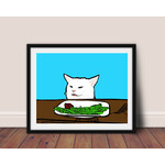Amy May Pop Art Meme Cat Print 8x10