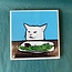 Amy May Pop Art Meme Cat Coaster