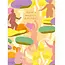 Mushroom Nudies Birthday Card