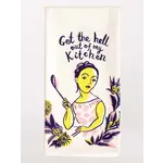 Blue Q Printed Dish Towel - Get the Hell Out of My Kitchen