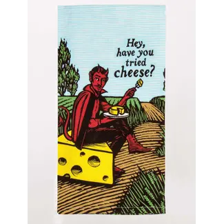 Blue Q Printed Dish Towel - Have You Tried Cheese