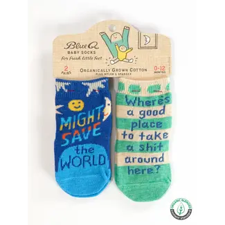 Baby Socks - Might Save The World/ Where's A Good Place To Take A Shit Around Here?