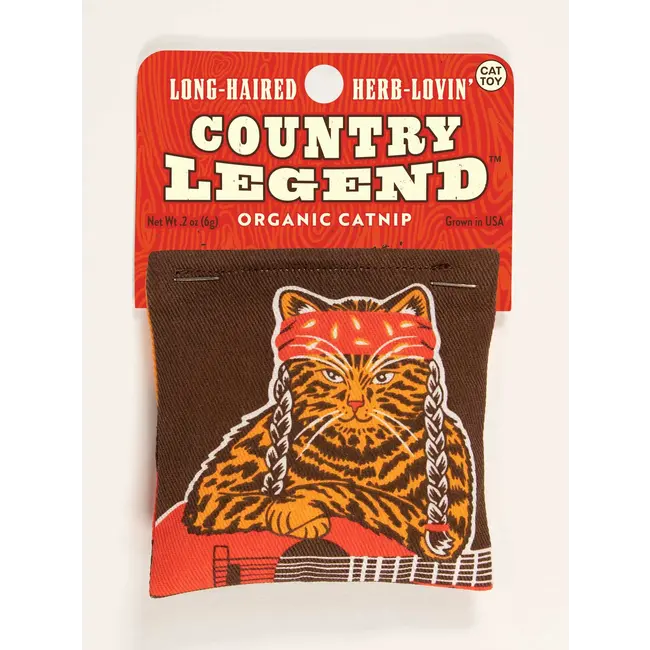 Catnip Toy - Long-Haired Herb-Lovin' Country Legend