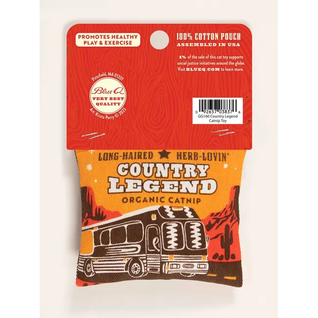 Catnip Toy - Long-Haired Herb-Lovin' Country Legend