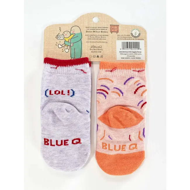 Baby Socks - Wait 'til You Hear Me Giggle./ Just Sleep When I Sleep. Lol.
