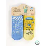 Baby Socks - I've Got That New Baby Small/ Try Not To Fuck Me Up