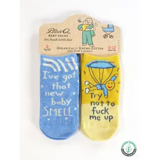 Baby Socks - I've Got That New Baby Small/ Try Not To Fuck Me Up