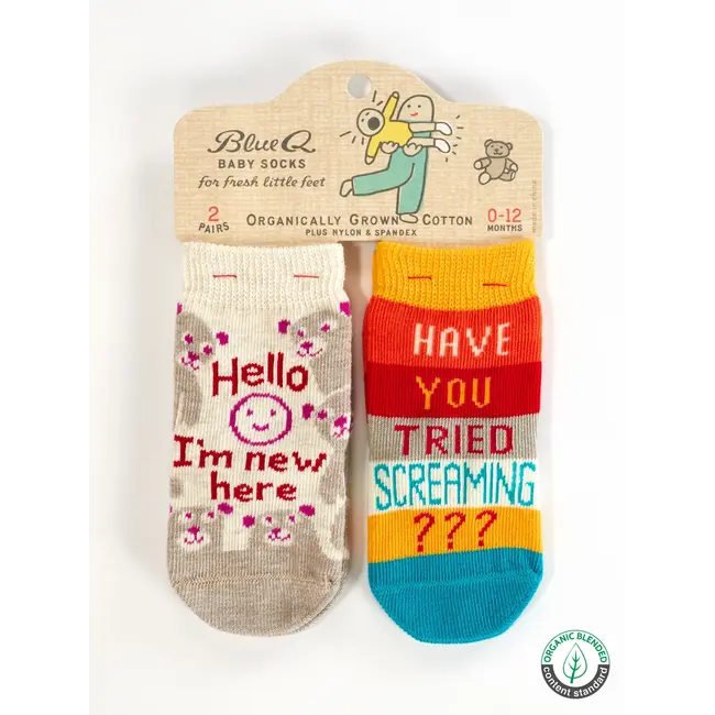 Baby Socks - Hello I'm New Here/ Have You Ever Tried Screaming???